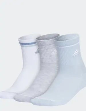 Cushioned Sport High-Quarter Socks 3-Pack