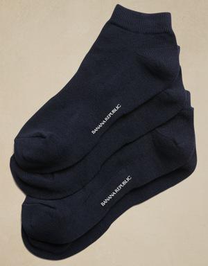 Banana Republic Ankle Sock 2-Pack With Coolmax® Technology blue