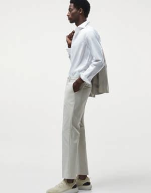 Mango Slim-fit technical suit pants