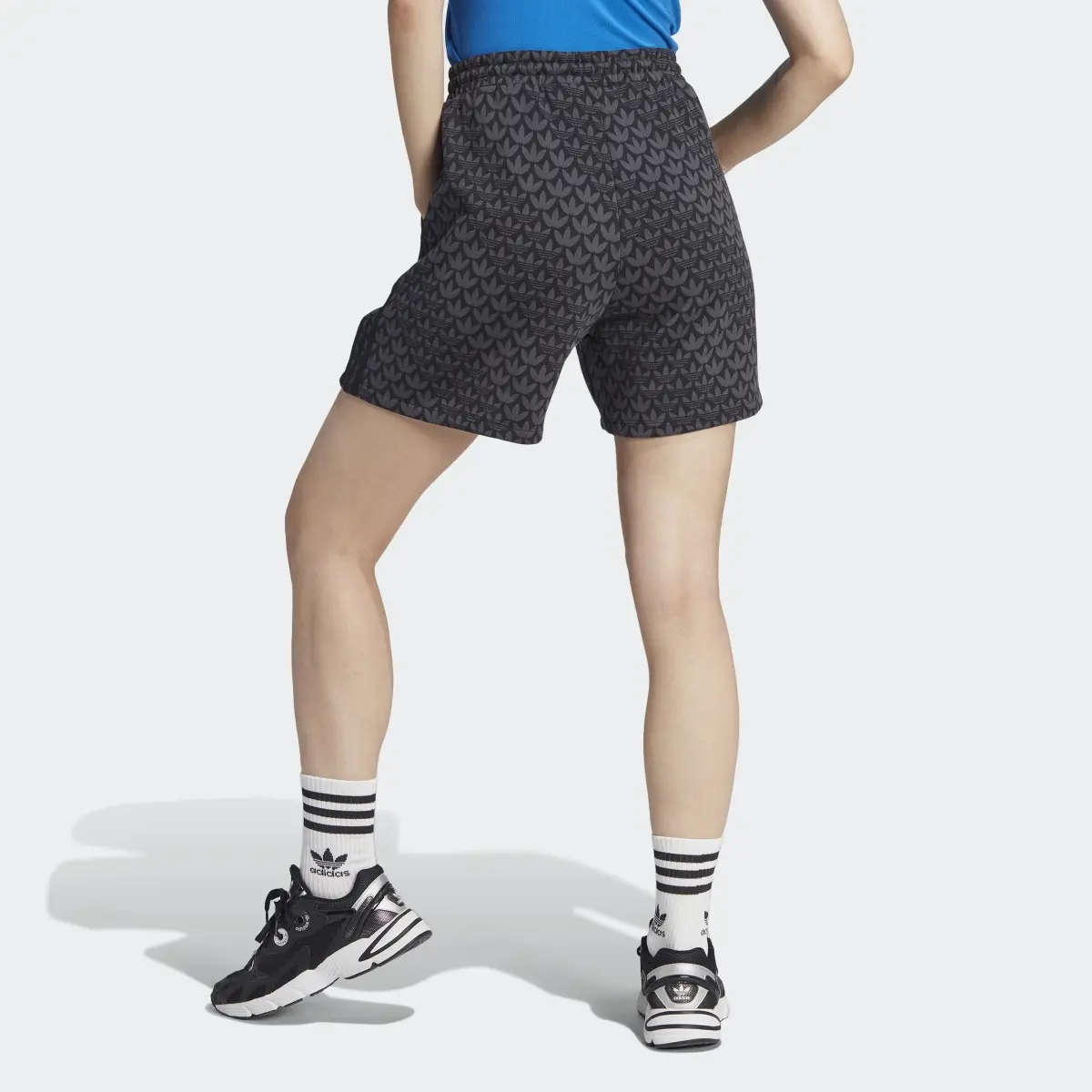 Adidas Trefoil Monogram Shorts. 2