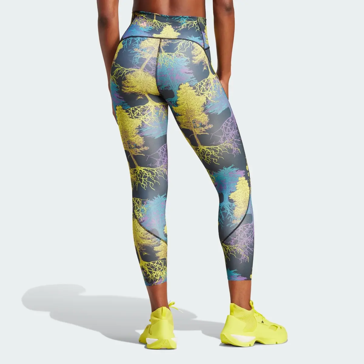 Adidas by Stella McCartney TruePurpose Optime Printed 7/8 Training Taytı. 3