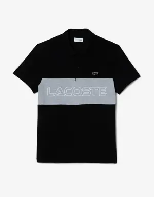 Lacoste Men's Regular Fit Stretch Piqué Colorblock Polo