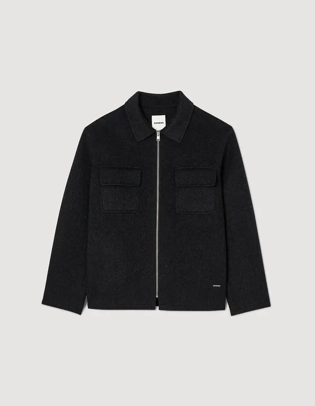 Sandro Zipped overshirt. 2