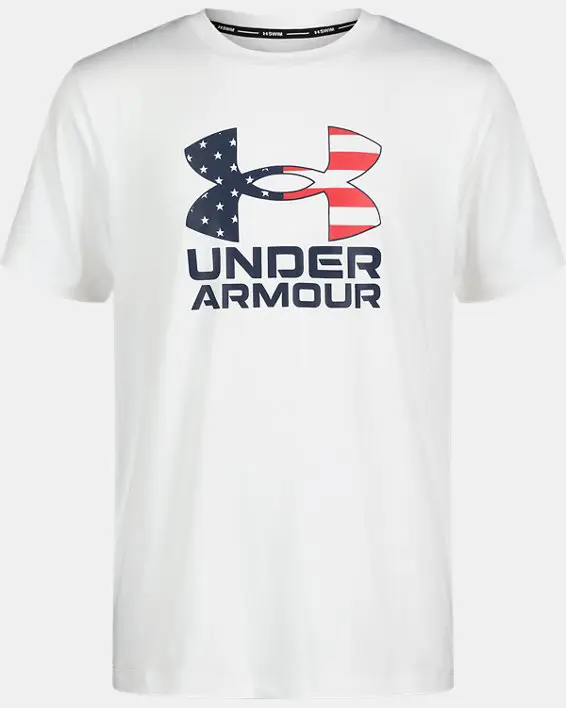 Under Armour Boys' UA Americana Short Sleeve Surf Shirt. 1