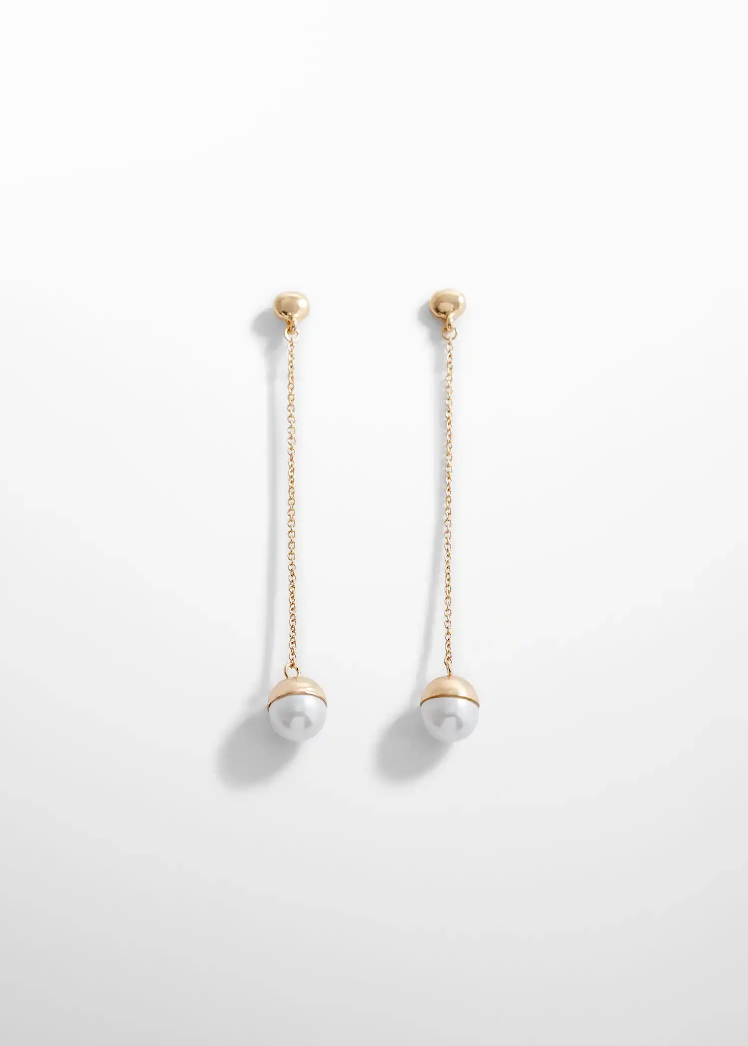Mango Pearl pendant earrings. 1