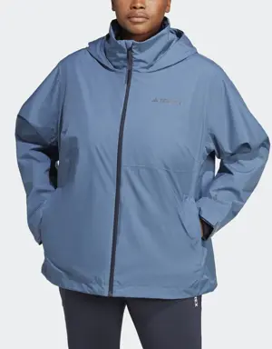 Adidas Terrex Multi RAIN.RDY 2-Layer Rain Jacket (Plus Size)