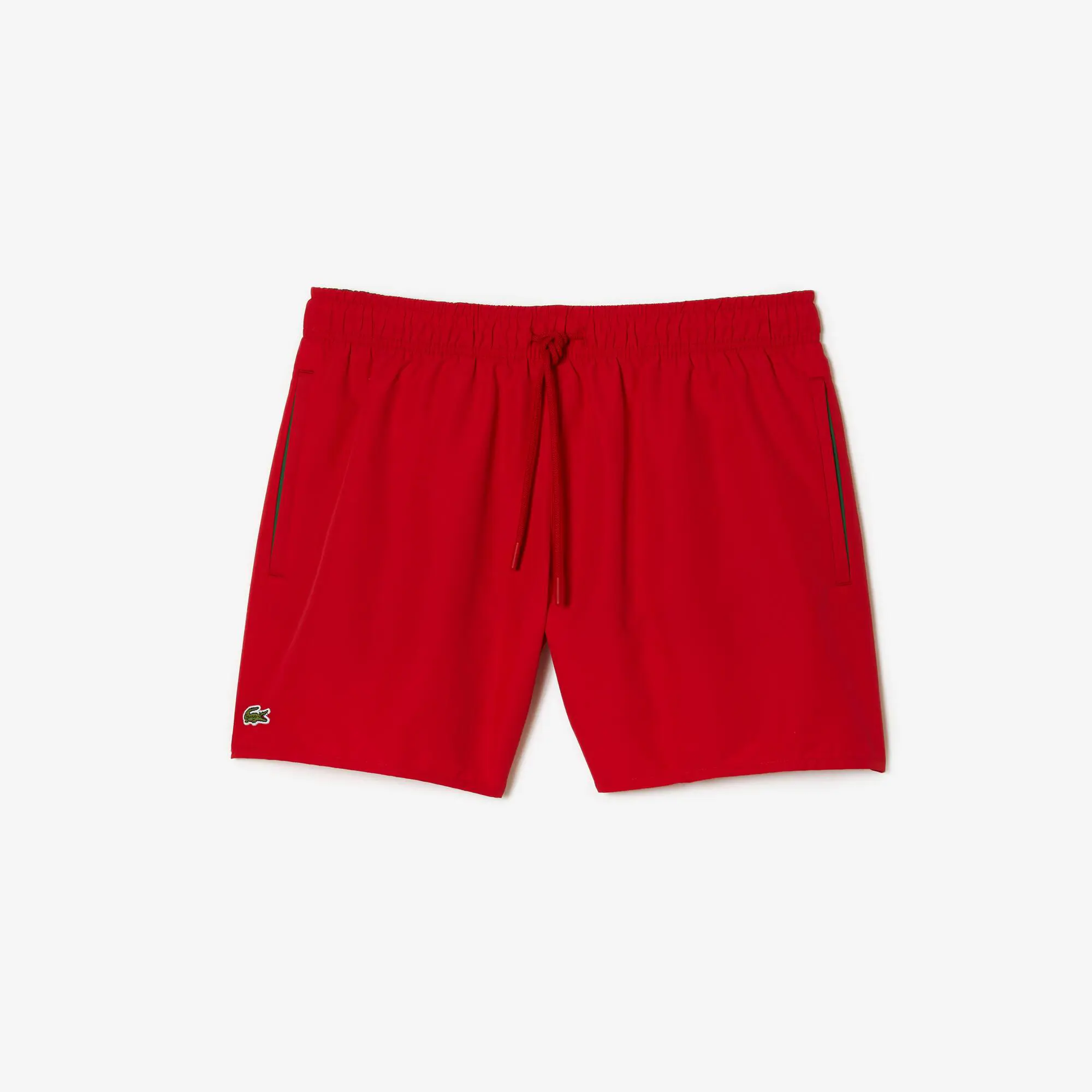 Lacoste Short de bain léger uni à séchage rapide. 2