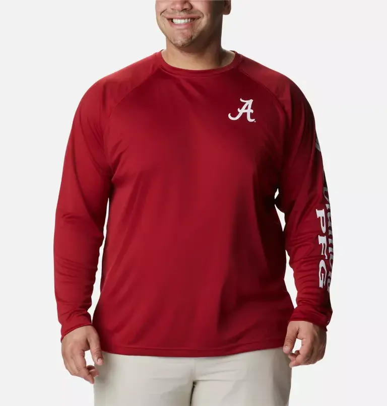 Columbia Men's Collegiate PFG Terminal Tackle™ Long Sleeve Shirt - Big - Alabama. 2