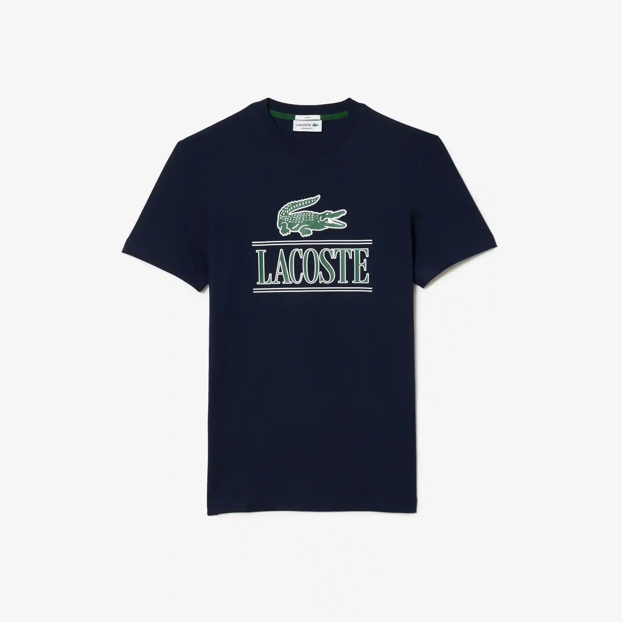 Lacoste Unisex Regular Fit Heavy Cotton Jersey T-Shirt. 2