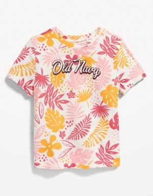 Old Navy Unisex Printed Logo-Graphic T-shirt for Toddler multi