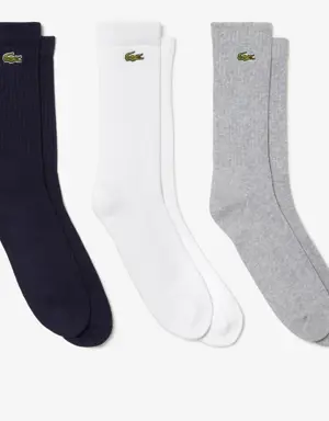Unisex Lacoste SPORT High-Cut Socks Three-Pack