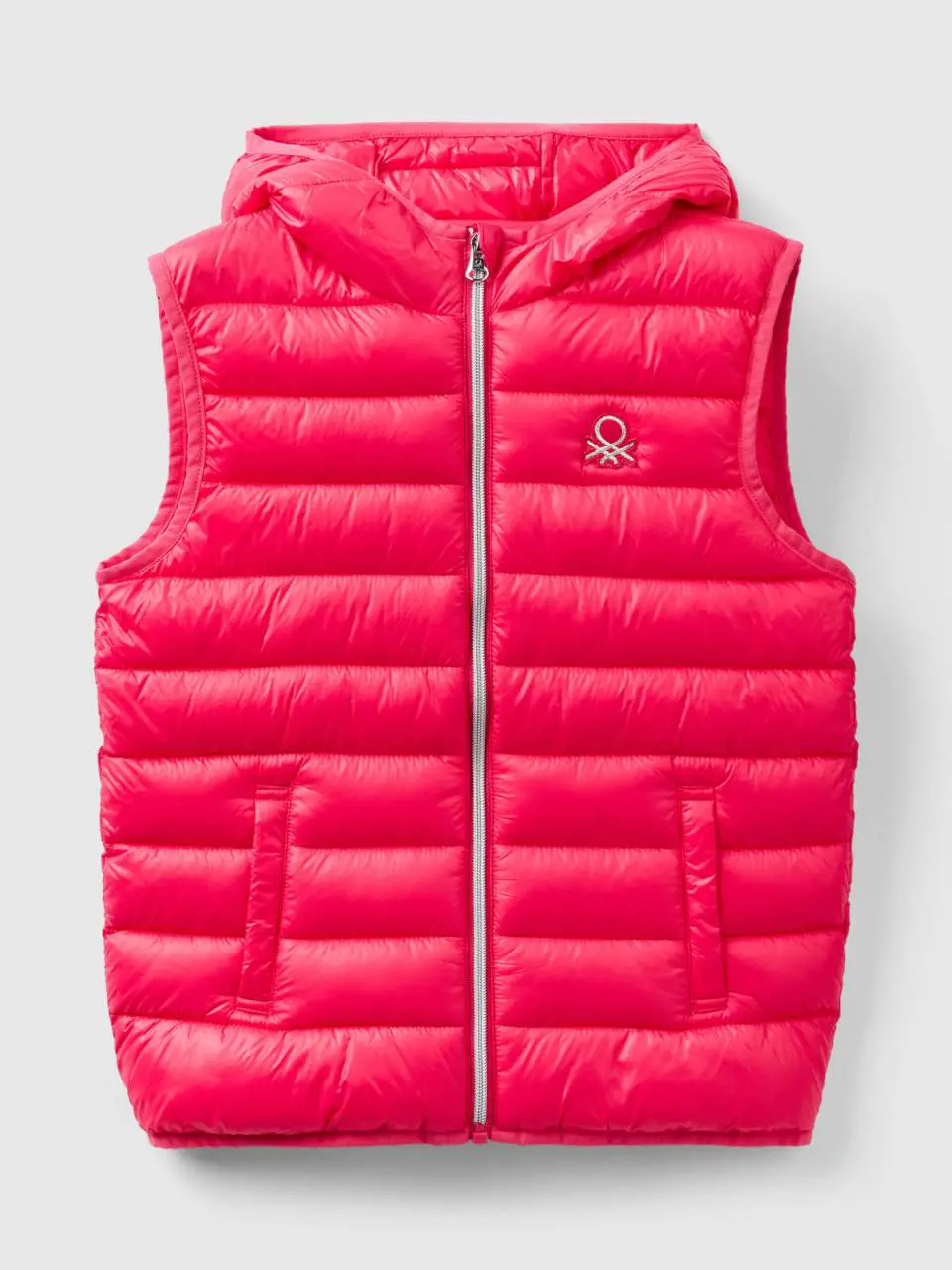 Benetton padded jacket with hood. 1