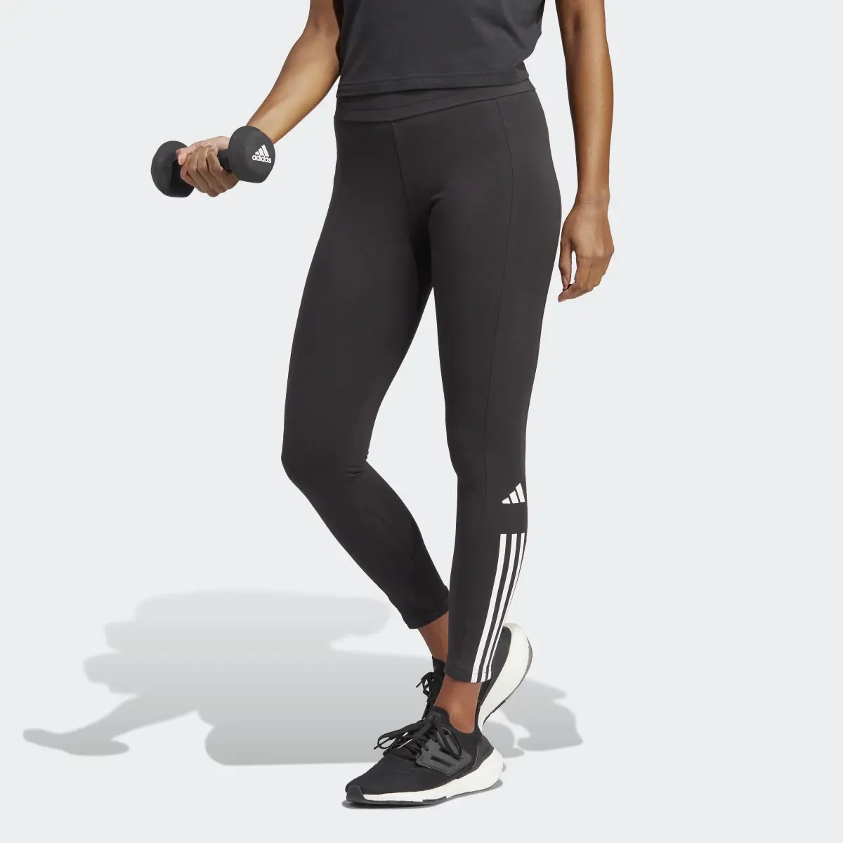 Adidas Train Cotton Performance 7/8 Leggings. 1