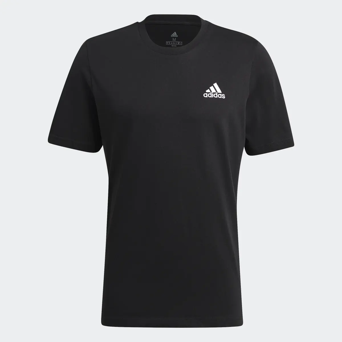 Adidas Essentials Embroidered Small Logo Tee. 1