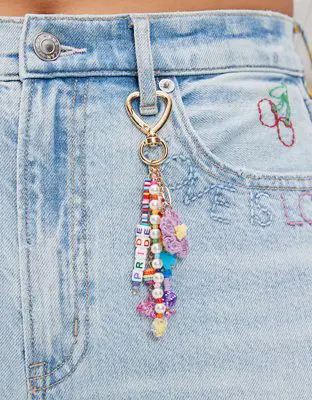 American Eagle O Pride Crochet Flower Belt Charm. 1 American Eagle O Pride Crochet Flower Belt Charm. 1