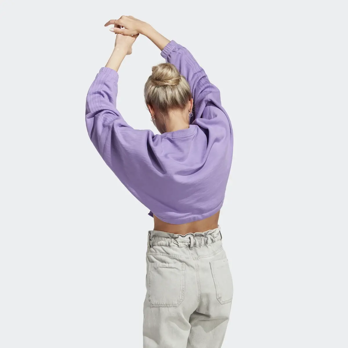 Adidas Dance Crop Versatile Sweatshirt. 3