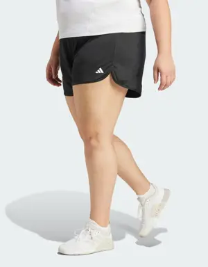 Pacer Essentials Knit High-Rise Shorts (Plus Size)