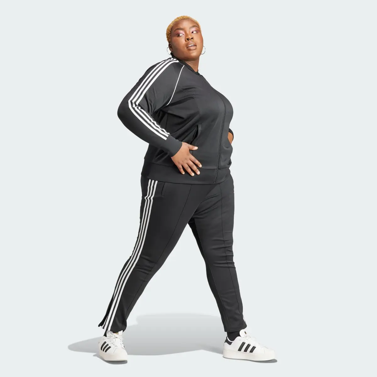 Adidas Adicolor SST Track Pants (Plus Size). 3