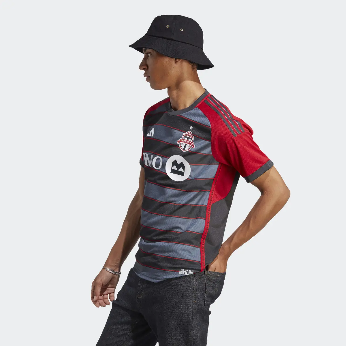 Adidas Toronto FC 23/24 Home Authentic Jersey. 3