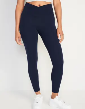 Old Navy Extra High-Waisted PowerChill 7/8 Leggings blue