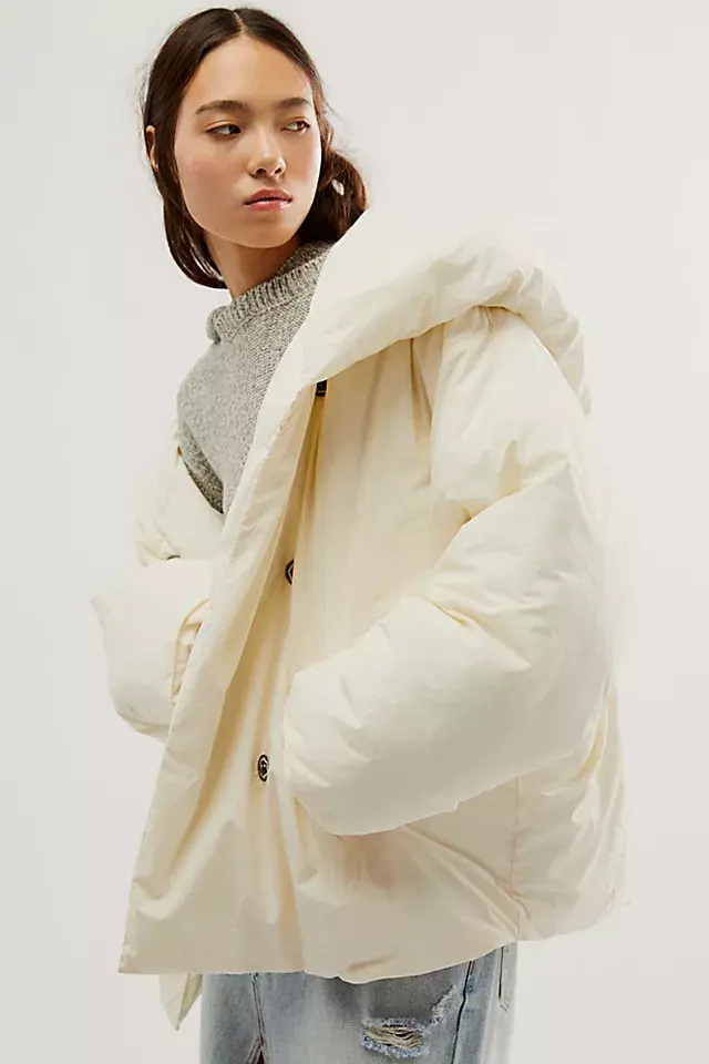 Free People Cozy Cloud Puffer Jacket. 1