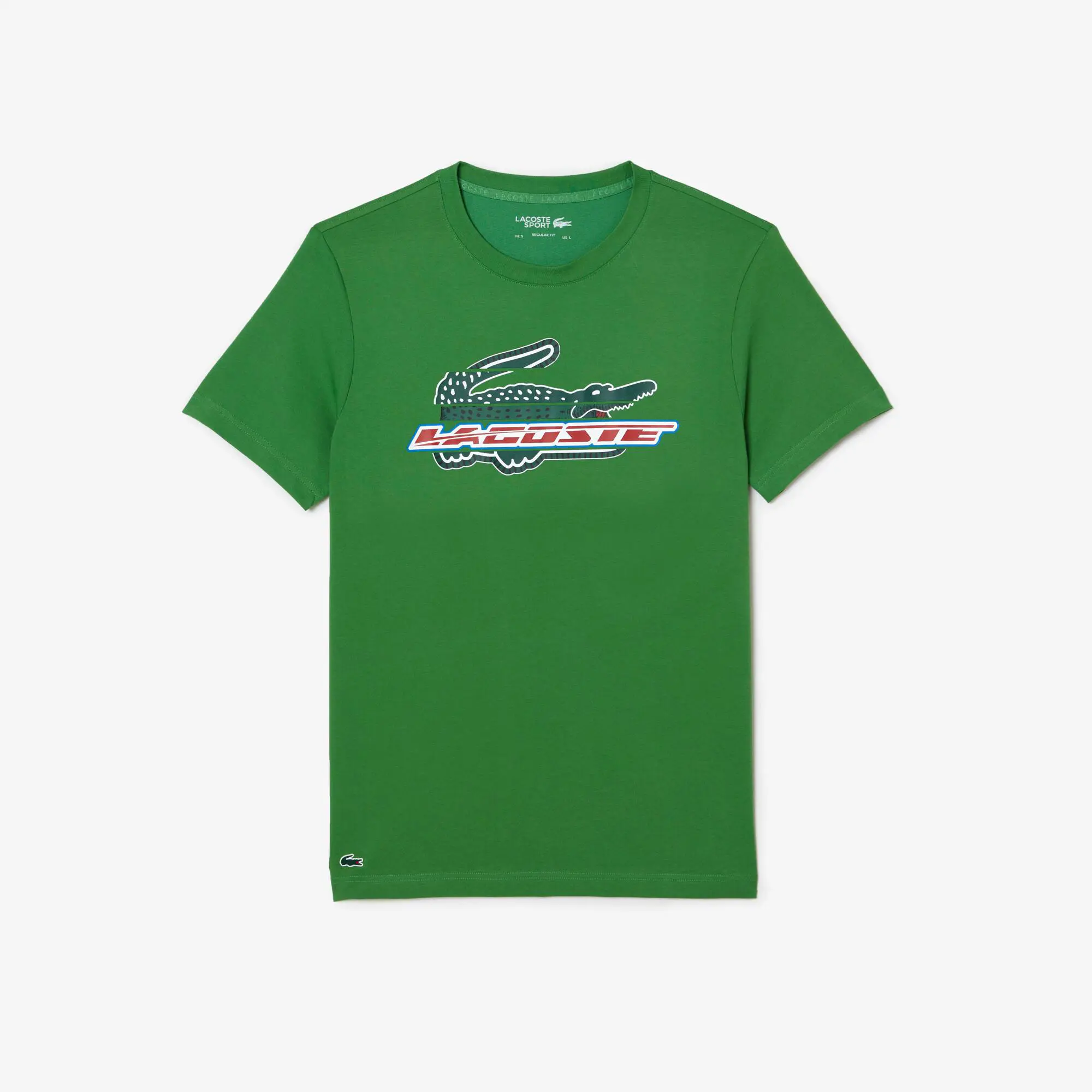 Lacoste T-shirt de algodão orgânico Lacoste Sport Regular Fit para homem. 2