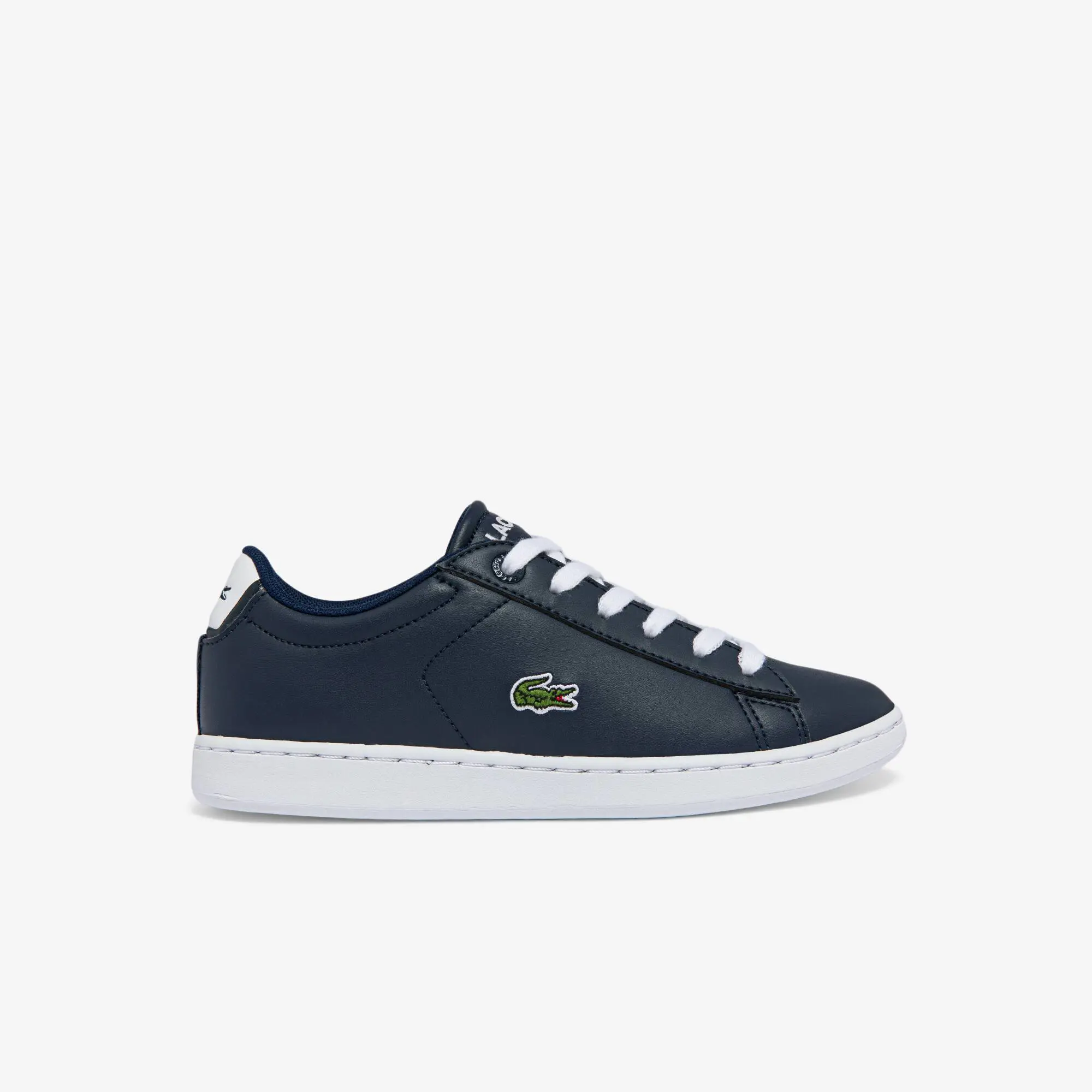 Lacoste Children's Carnaby Synthetic Colour Contrast Trainers. 1