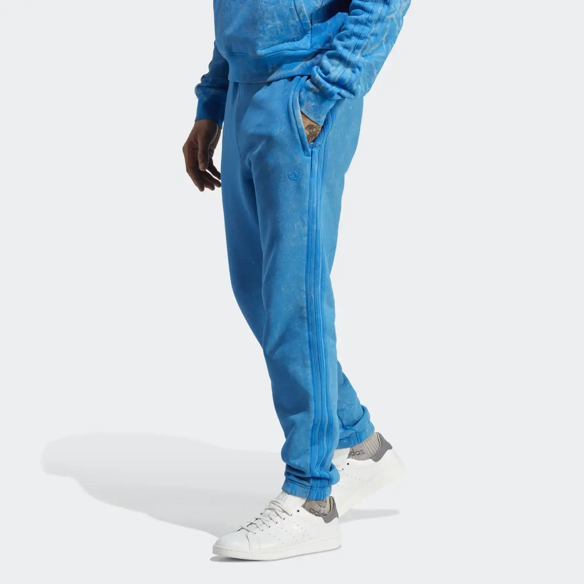 Adidas Blue Version Washed Joggers. 1