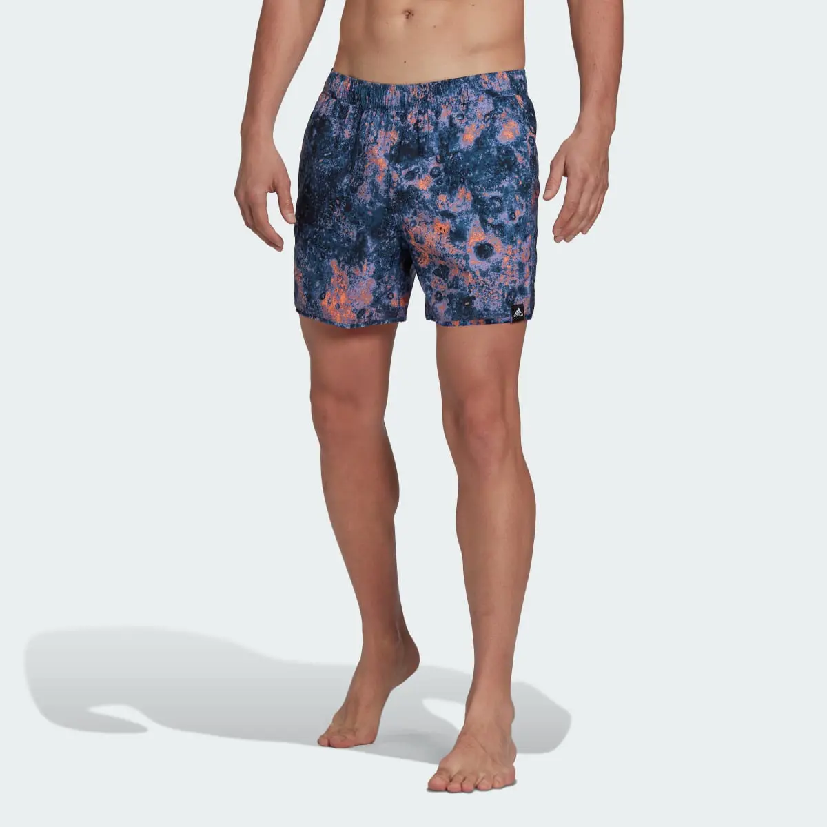 Adidas Short Length Melting Salt Reversible CLX Swim Shorts. 1