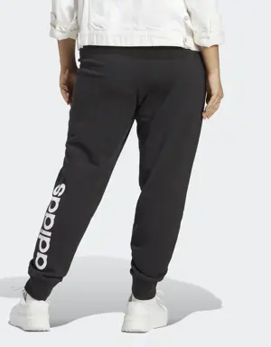 Essentials Linear French Terry Cuffed Joggers (Plus Size)