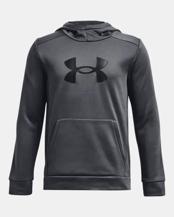 Under Armour Boys' Armour Fleece® Big Logo Hoodie. 1