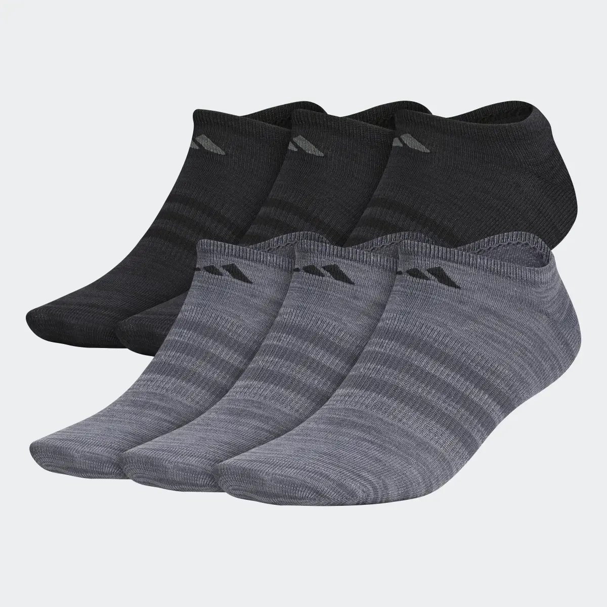 Adidas Superlite No-Show Socks 6 Pairs. 2