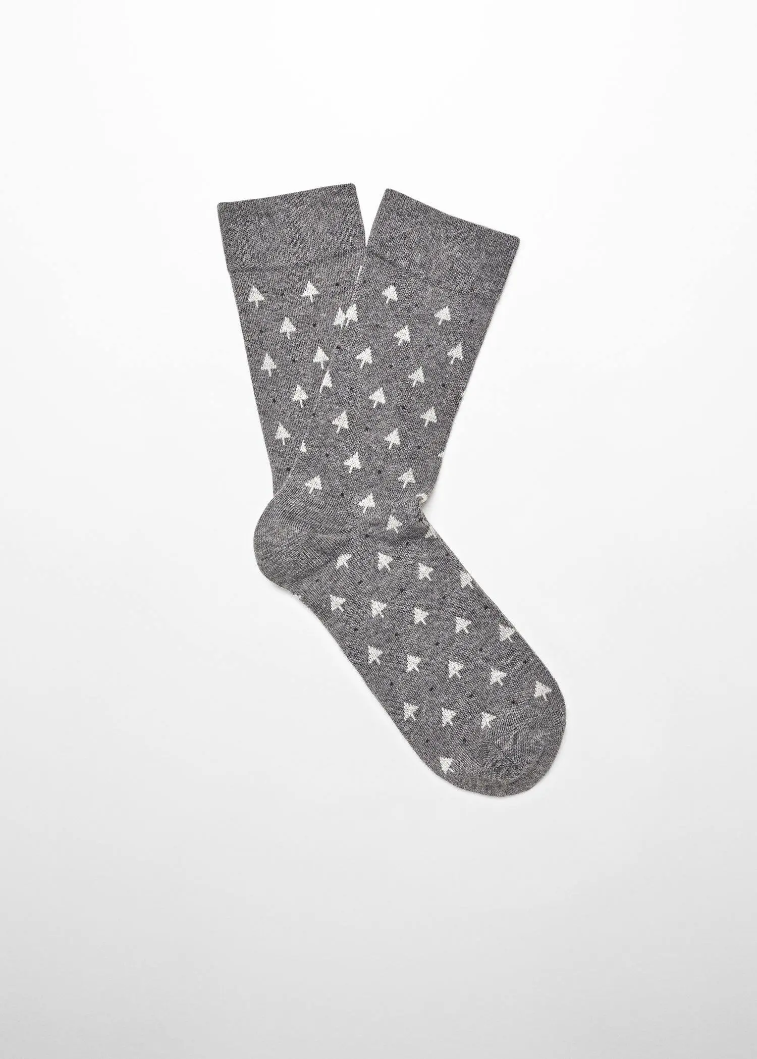 Mango Christmas-print cotton socks. 1