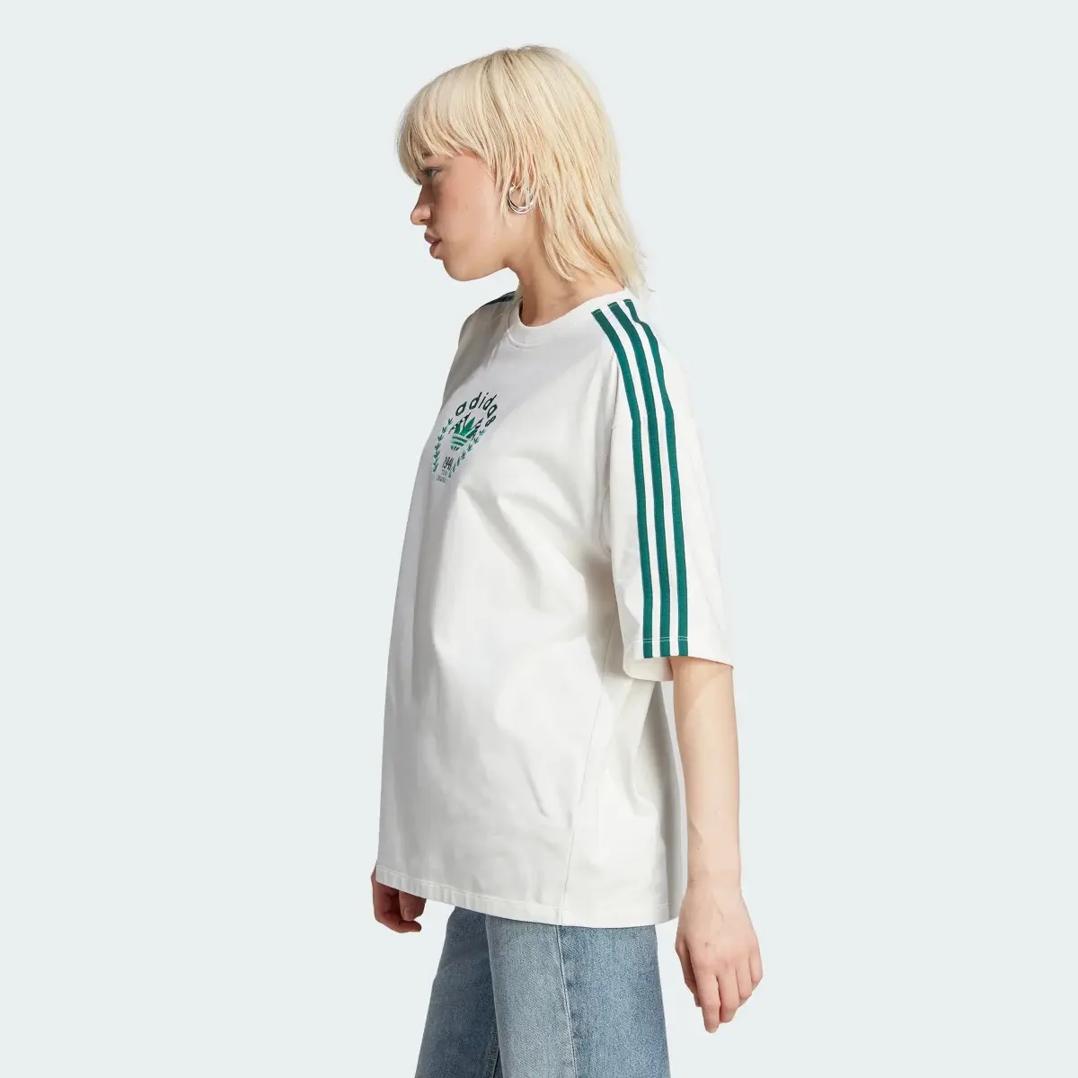 Adidas Crest Embroidery Tee. 3