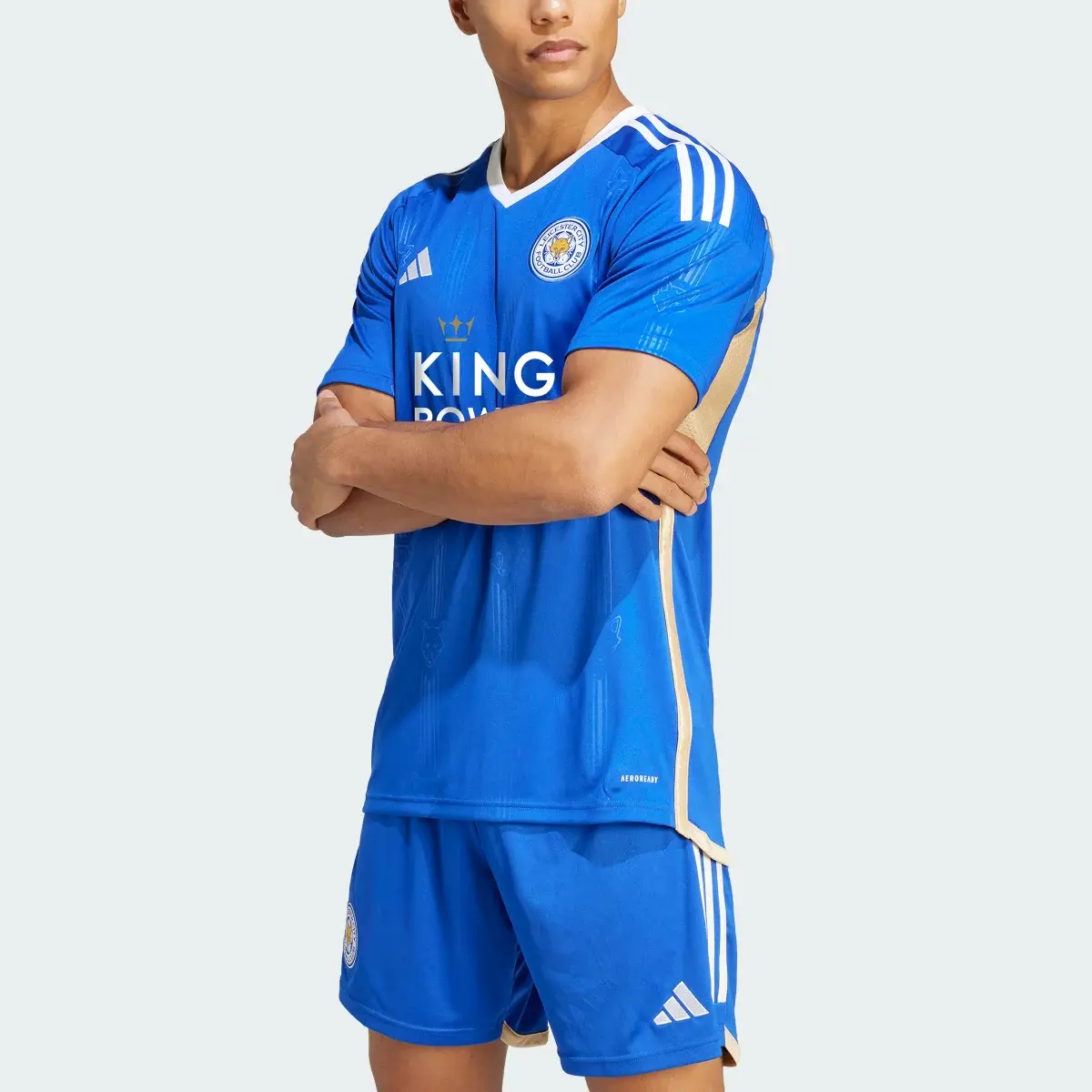 Adidas Leicester City FC 23/24 Home Jersey. 1