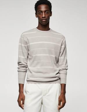 Striped modal sweater