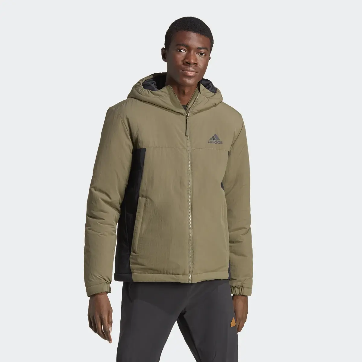 Adidas BSC Sturdy Insulated Hooded Jacket. 2