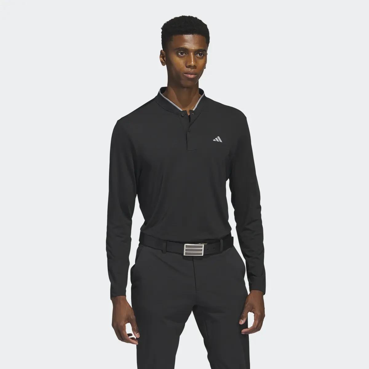 Adidas Long Sleeve Polo Shirt. 2