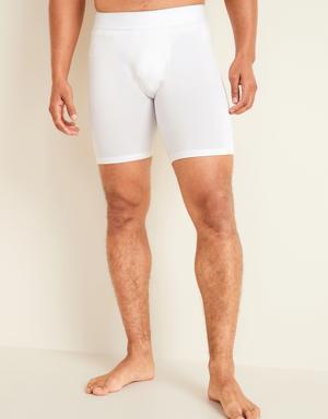 Go-Dry Cool Odor-Control Base Layer Shorts -- 9-inch inseam white