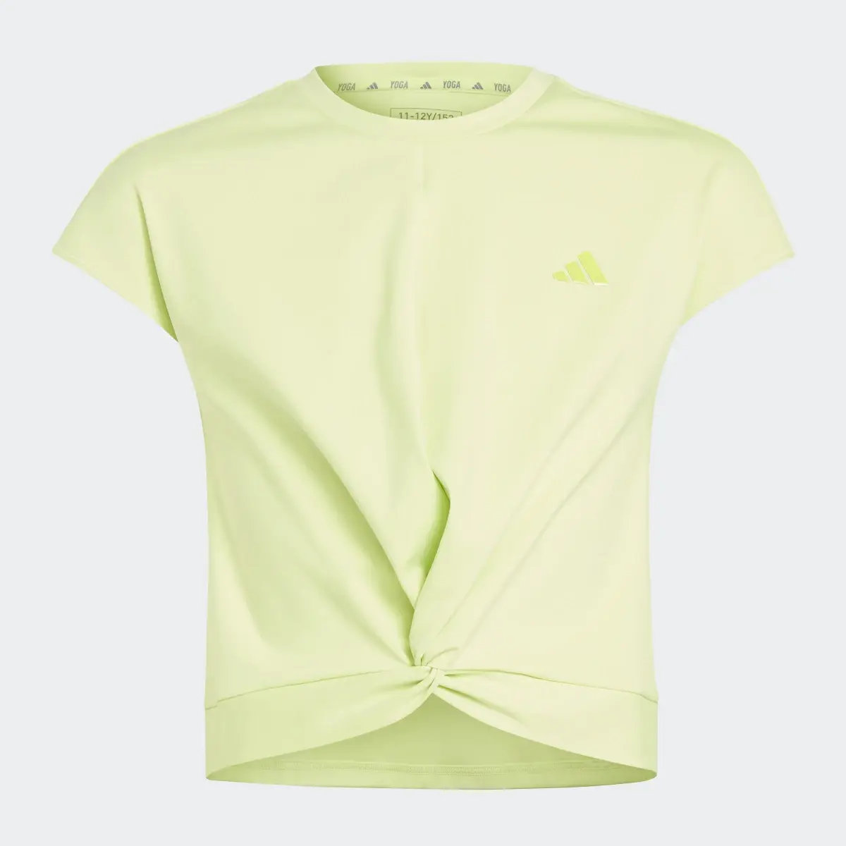 Adidas Yoga AEROREADY Crop Slim Tee Kids. 1