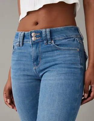 American Eagle Next Level Low-Rise Artist Crop Jean. 1