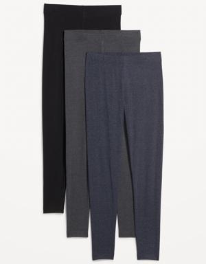 Old Navy High-Waisted Leggings 3-Pack blue