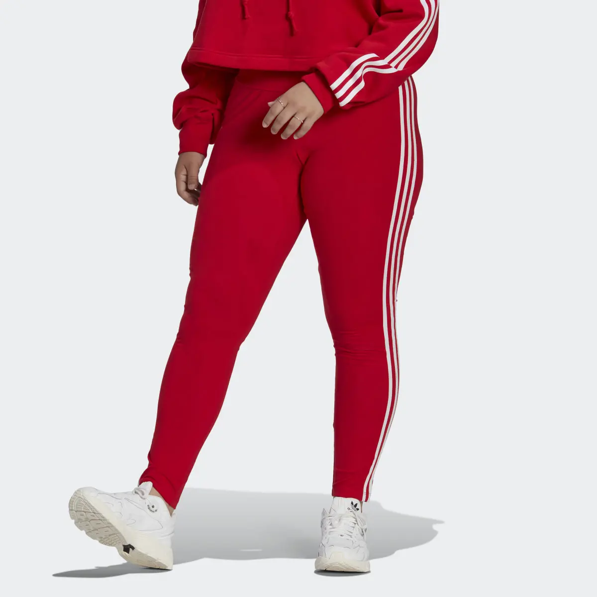 Adidas Adicolor Classics 3-Stripes Leggings (Plus Size). 1