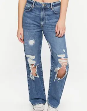 Forever 21 Recycled Cotton 90s Fit Jeans Medium Denim