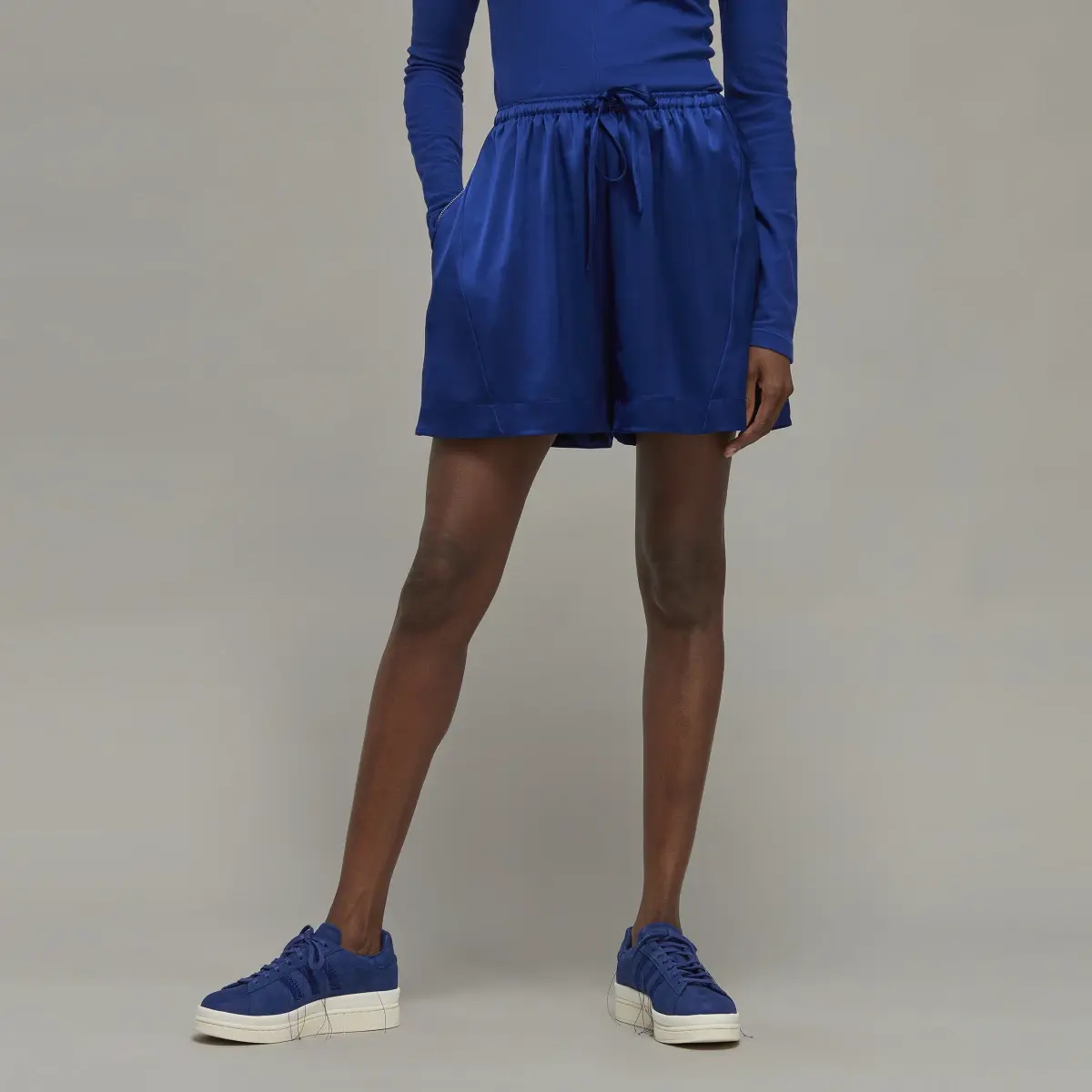 Adidas Y-3 Tech Silk Shorts. 1