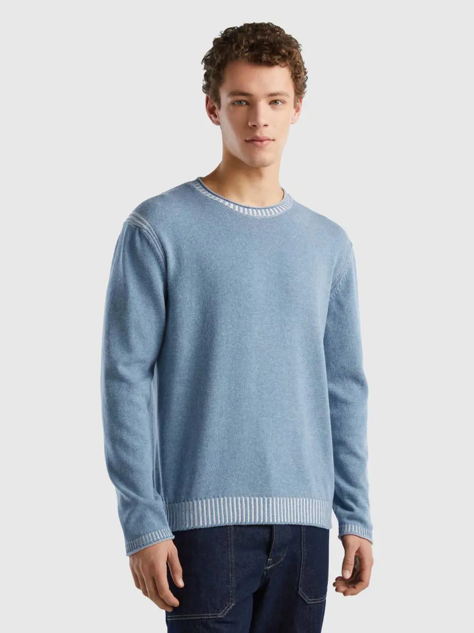 Benetton sweater in recycled cotton blend. 1