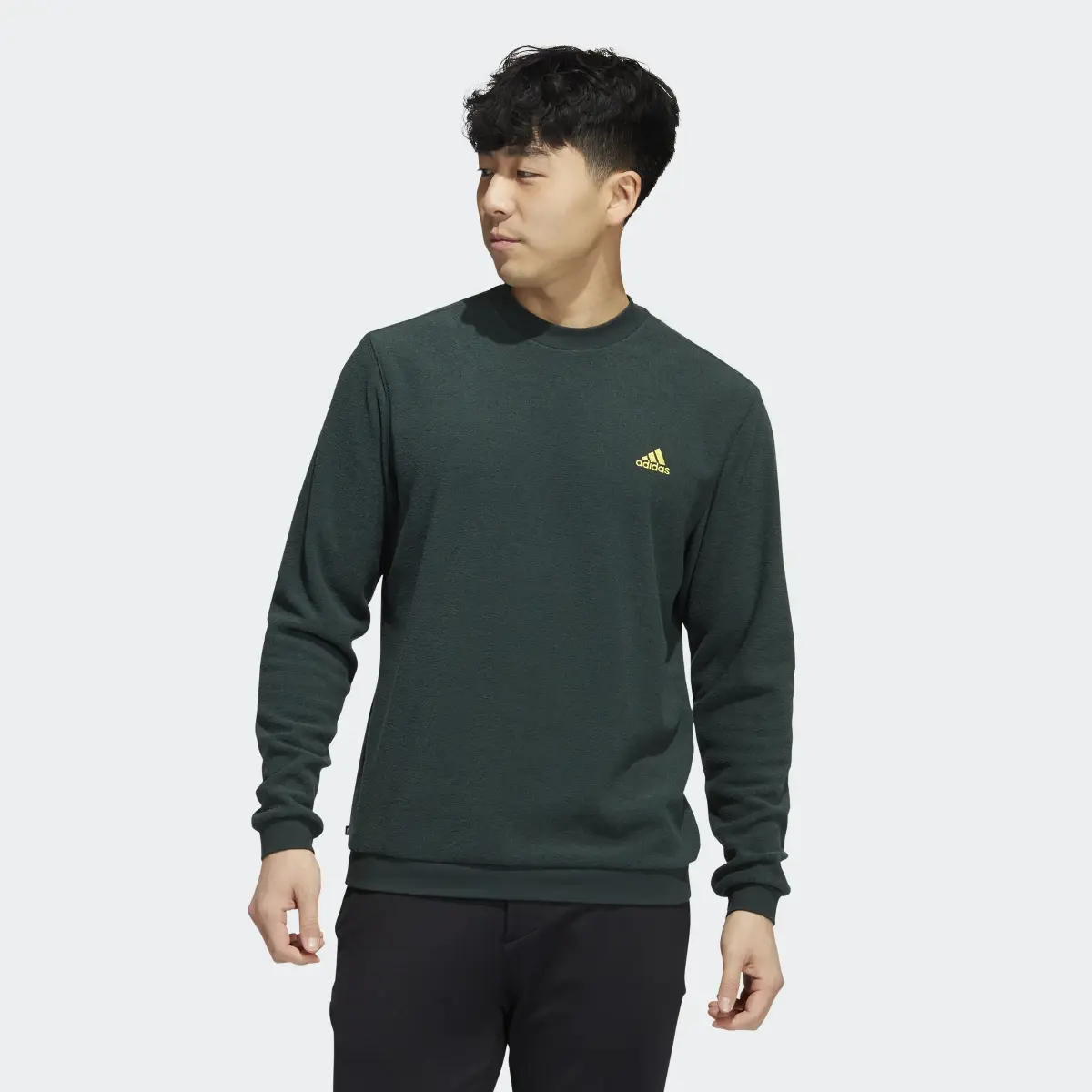 Adidas Core Crew Golf Sweatshirt. 2