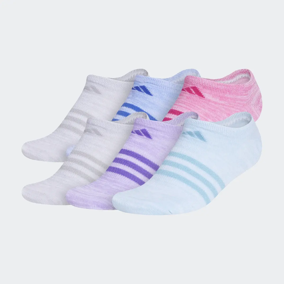 Adidas Superlite No-Show Socks 6 Pairs. 2