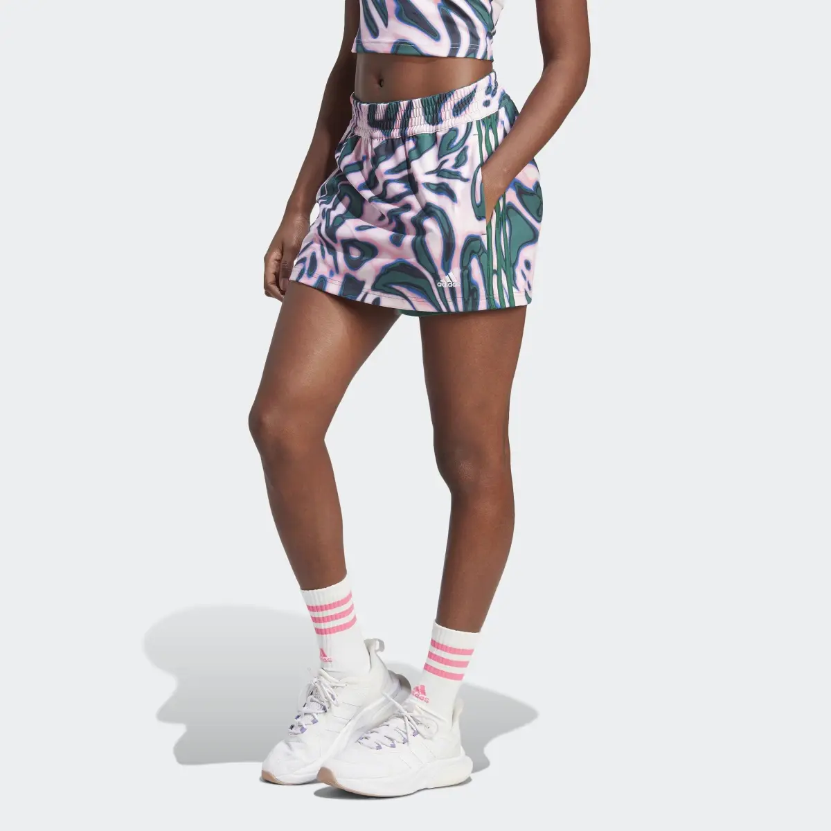 Adidas Vibrant Print Skort. 1