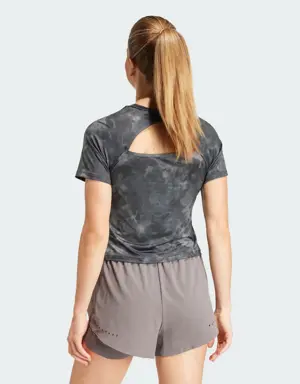 Adidas Train Essentials AOP Flower Tie-Dye T-Shirt. 3